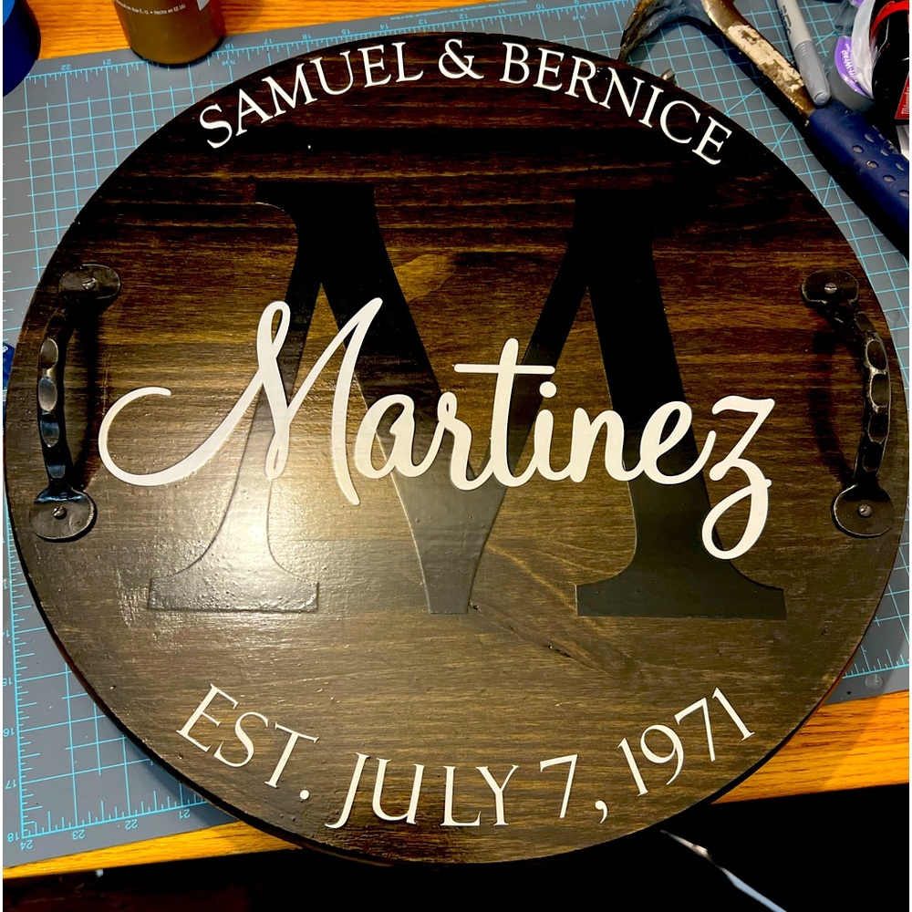 HANDMADE LAZY SUSAN!!! Each one is made to order. Allow 2 weeks before shipping.